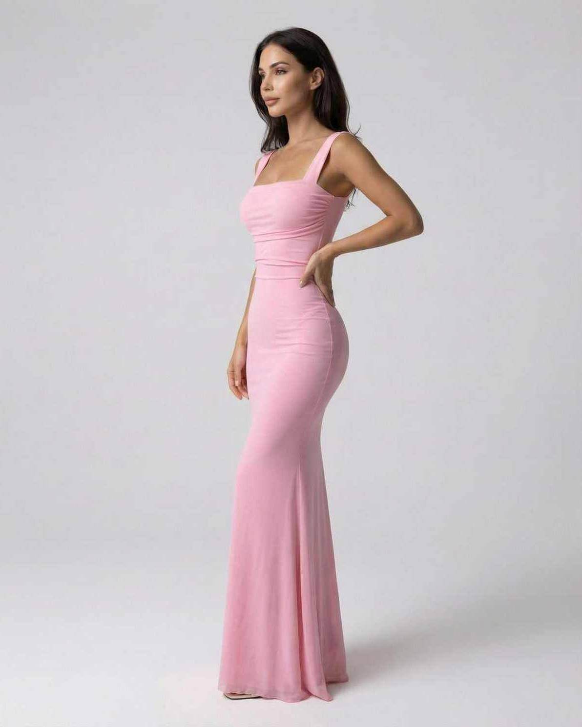 Blush Maxikleid