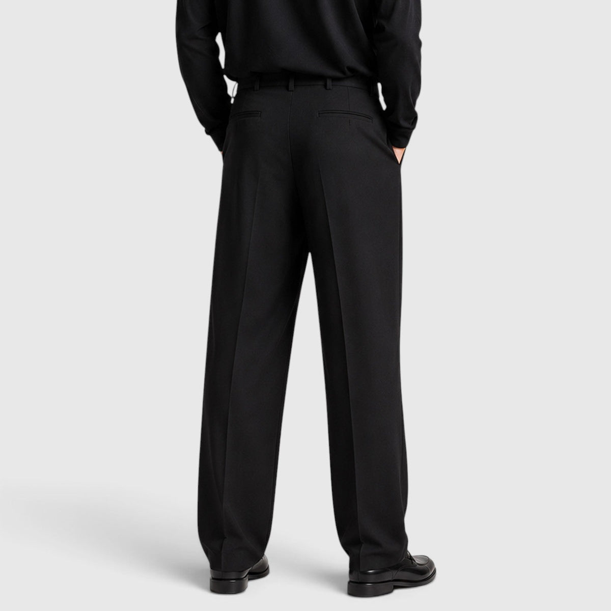 Herren Bundfaltenhose mit weiter Passform