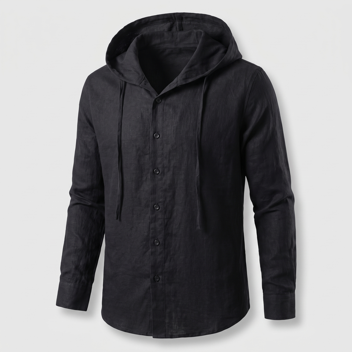 Herren Leinen Hoodie leicht für warme Tage