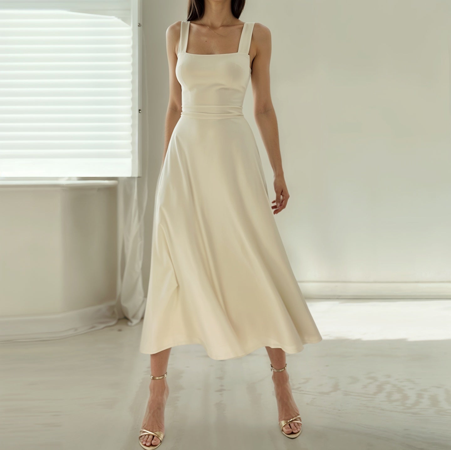 Sophia Ärmelloses Midikleid für Damen