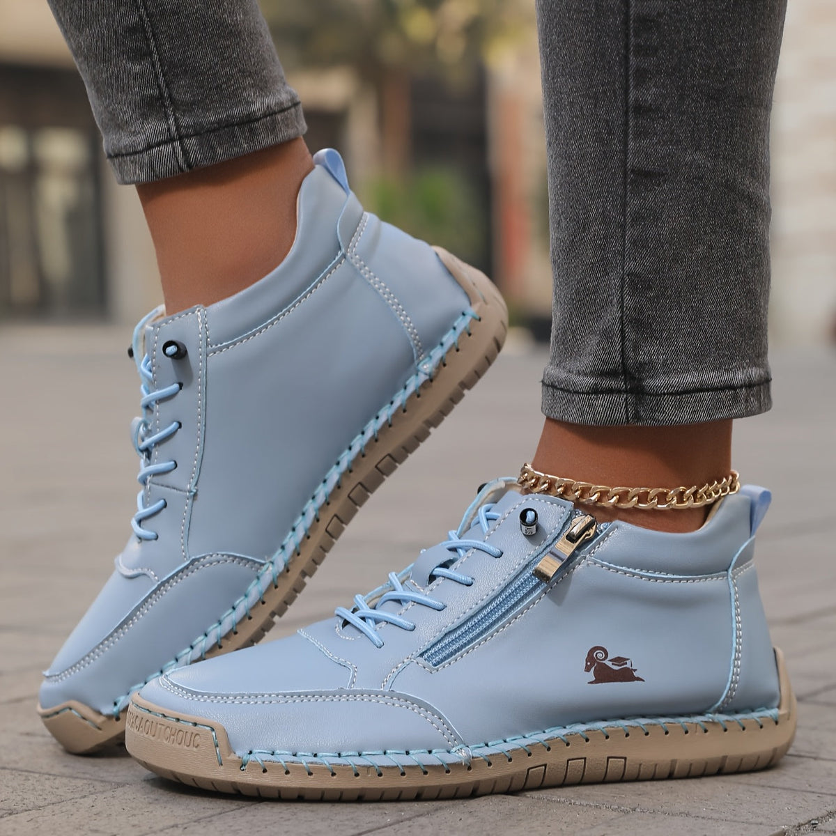 Damen orthopädische Sneaker mit gepolsterter Sohle
