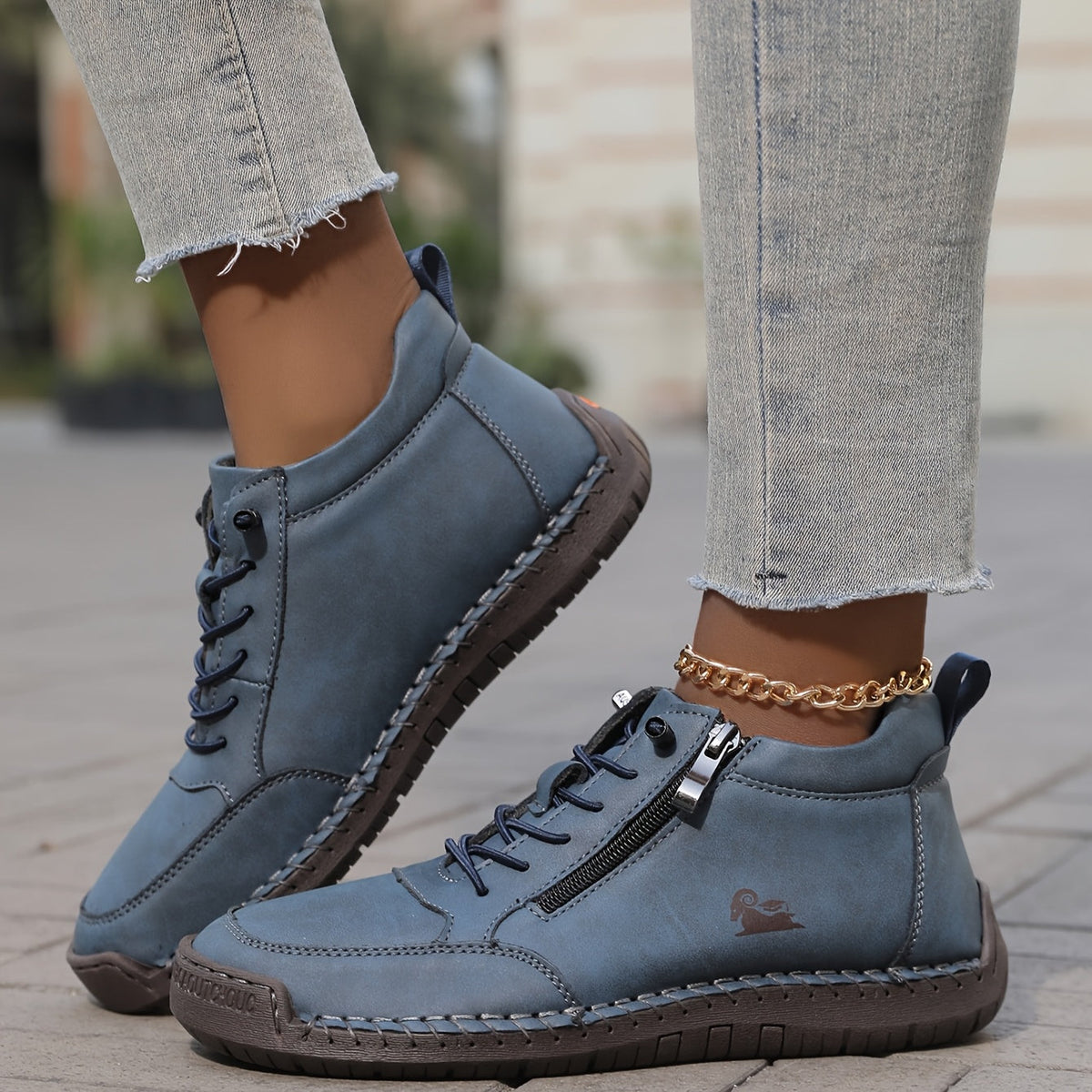 Damen orthopädische Sneaker mit gepolsterter Sohle