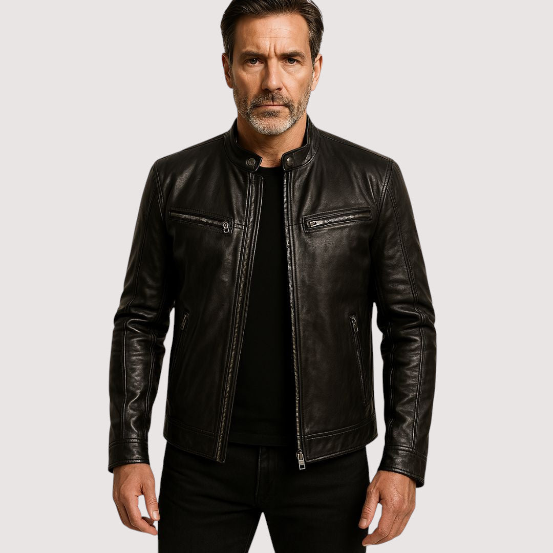 Herren Lederjacke zeitlos und vielseitig