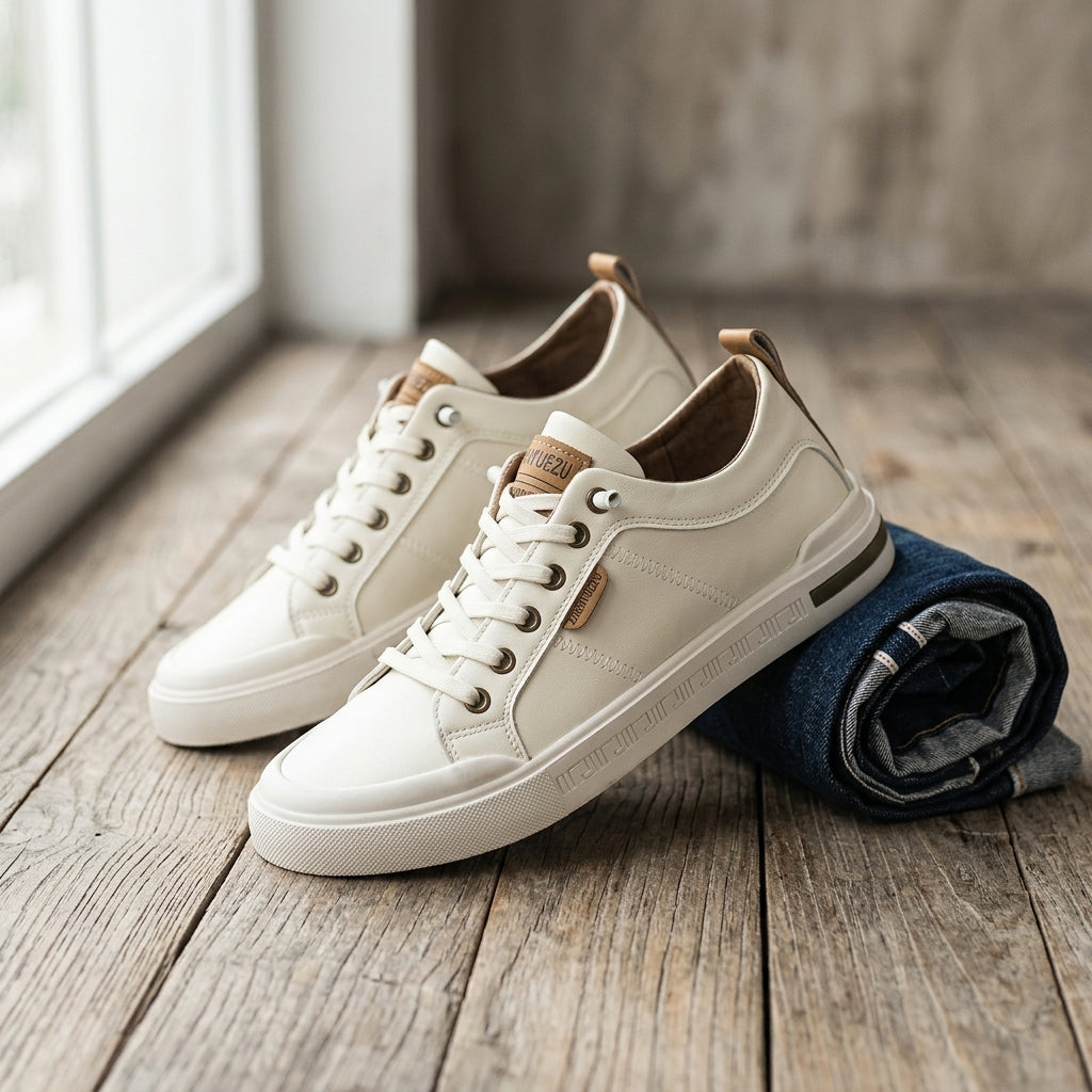 Herren Sneaker zweifarbig mit Schnürung