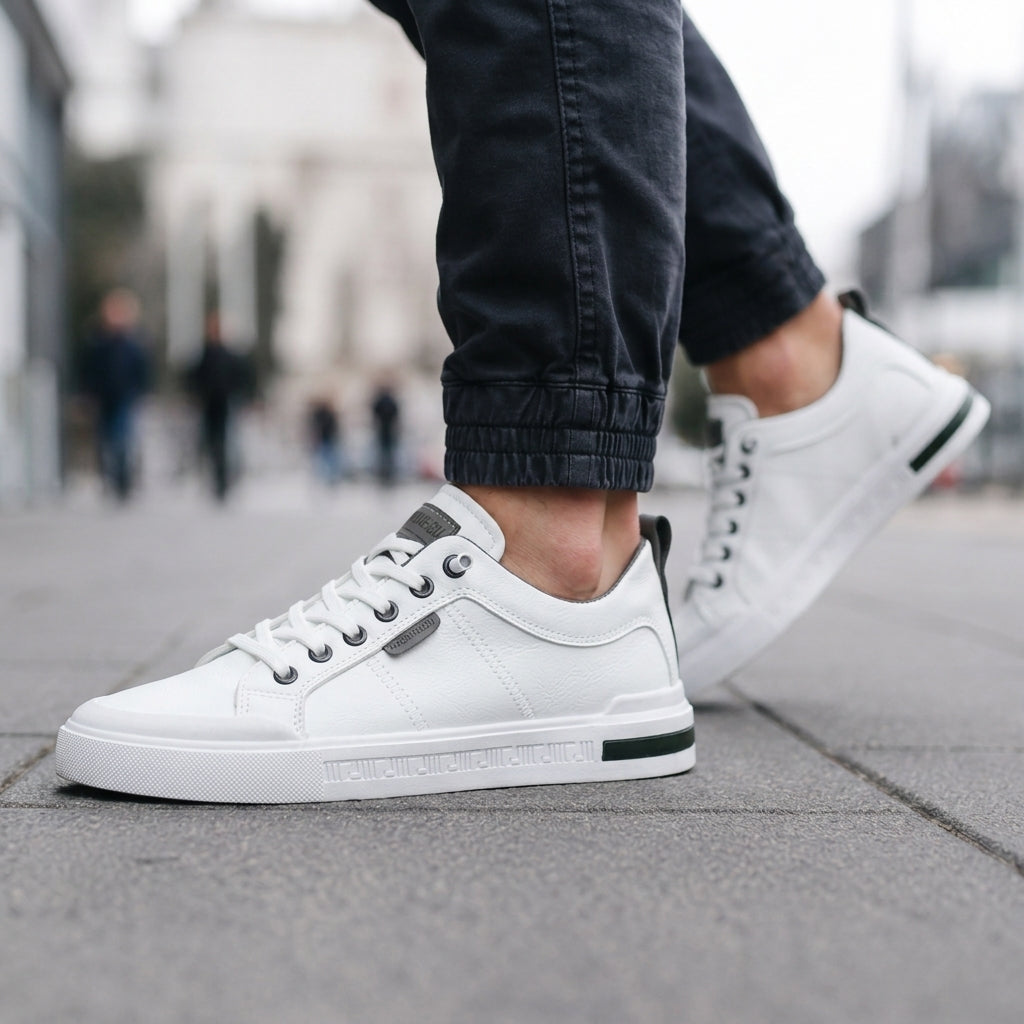 Herren Sneaker zweifarbig mit Schnürung