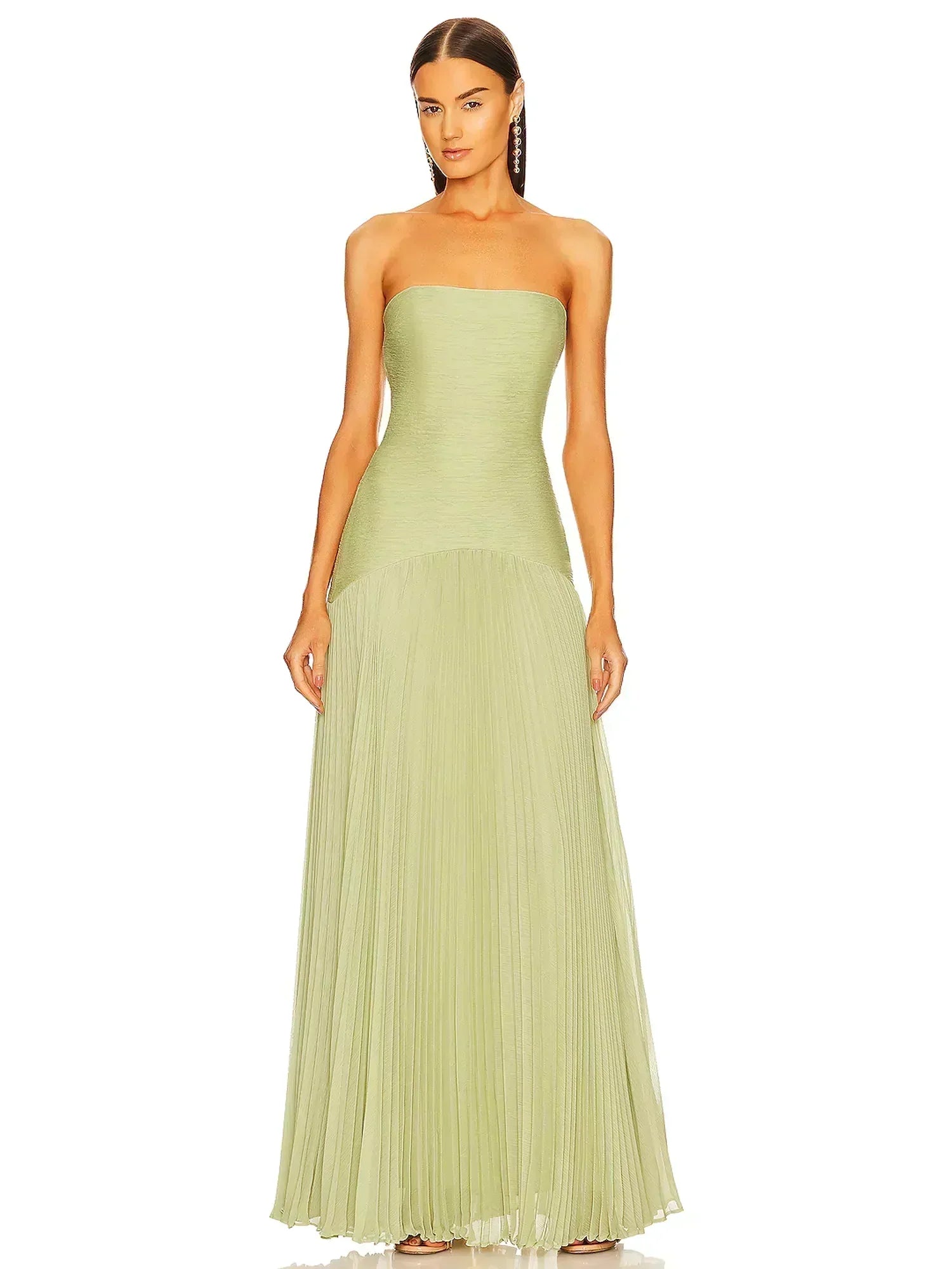 LETHEREN Elegantes Maxikleid