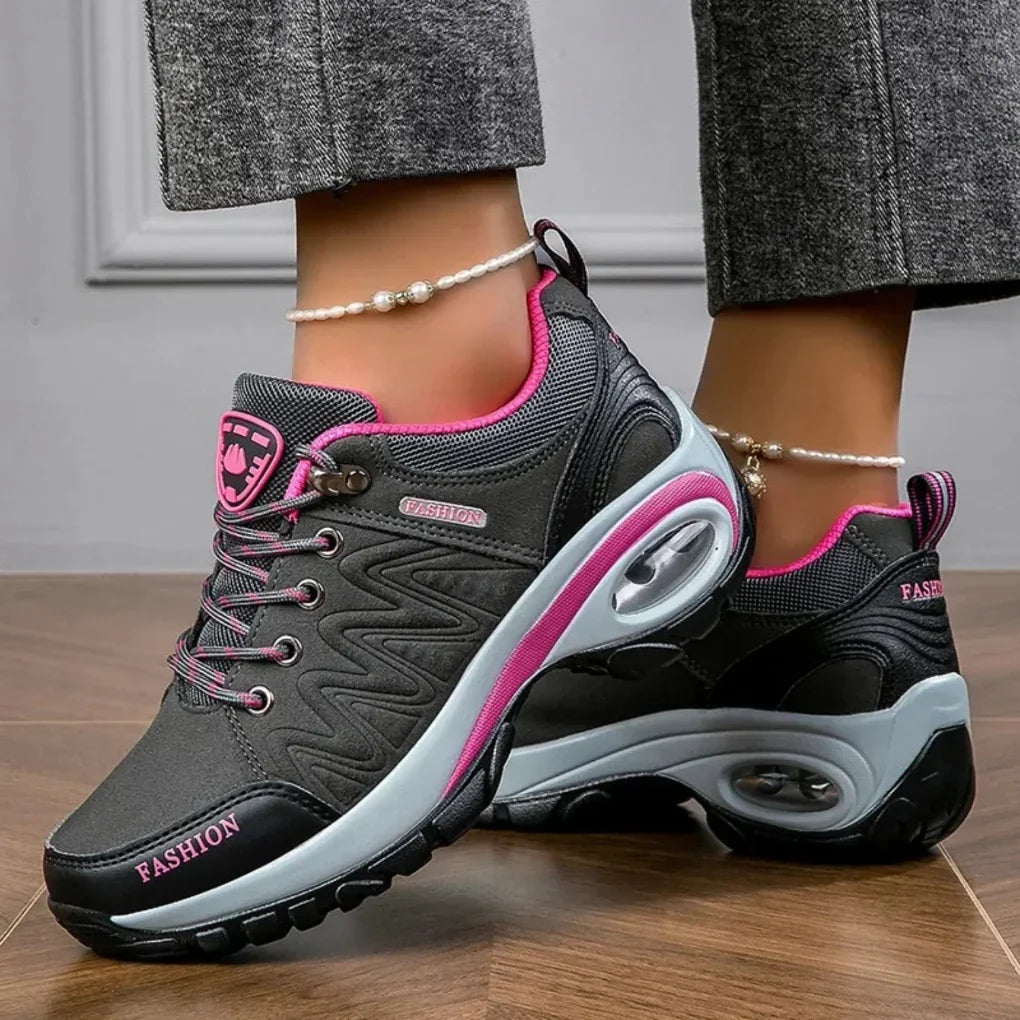 Damen wasserdichte Wanderschuhe mit rutschfester Sohle
