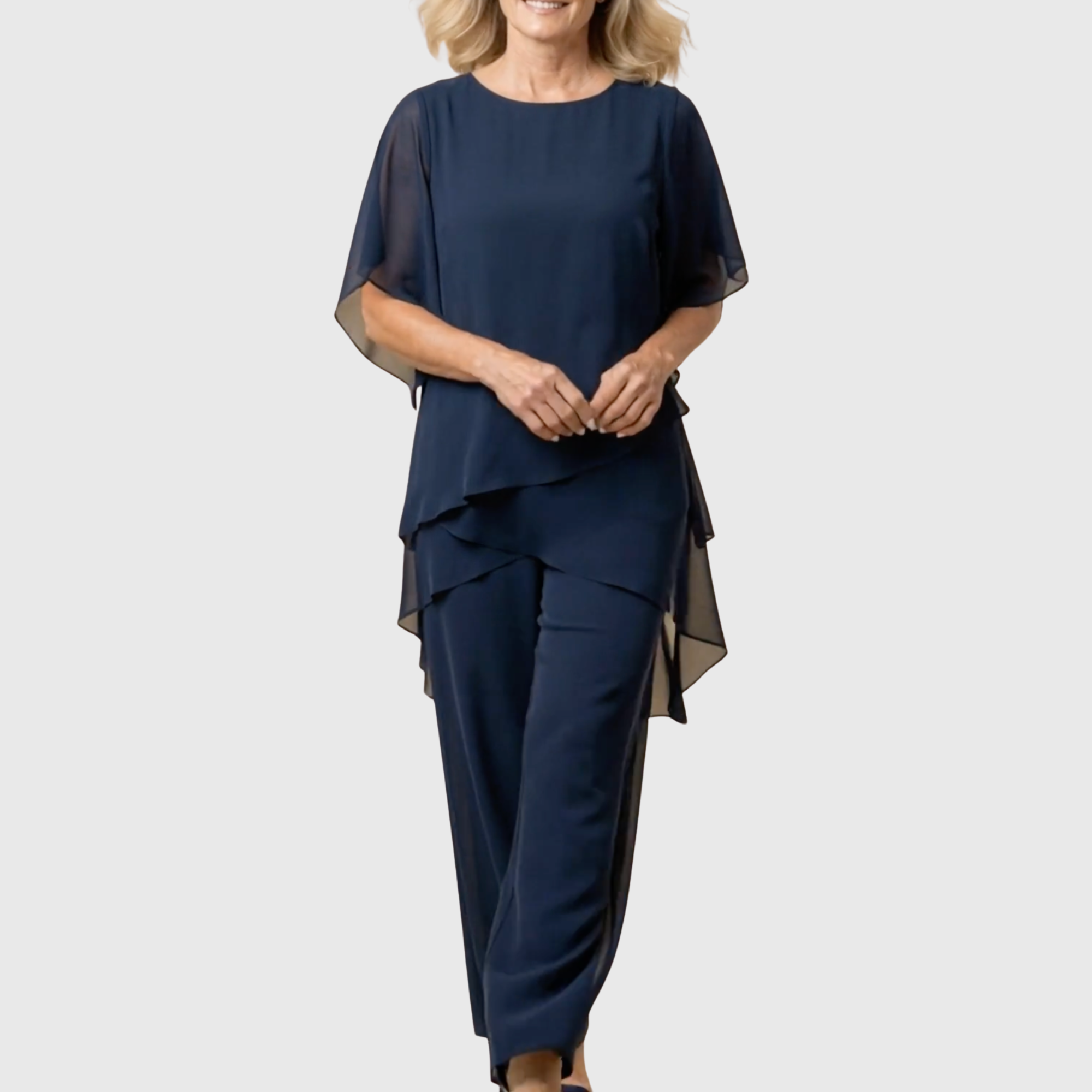 ELARA | Fließendes Palazzo Set für eleganten Komfort und Stil