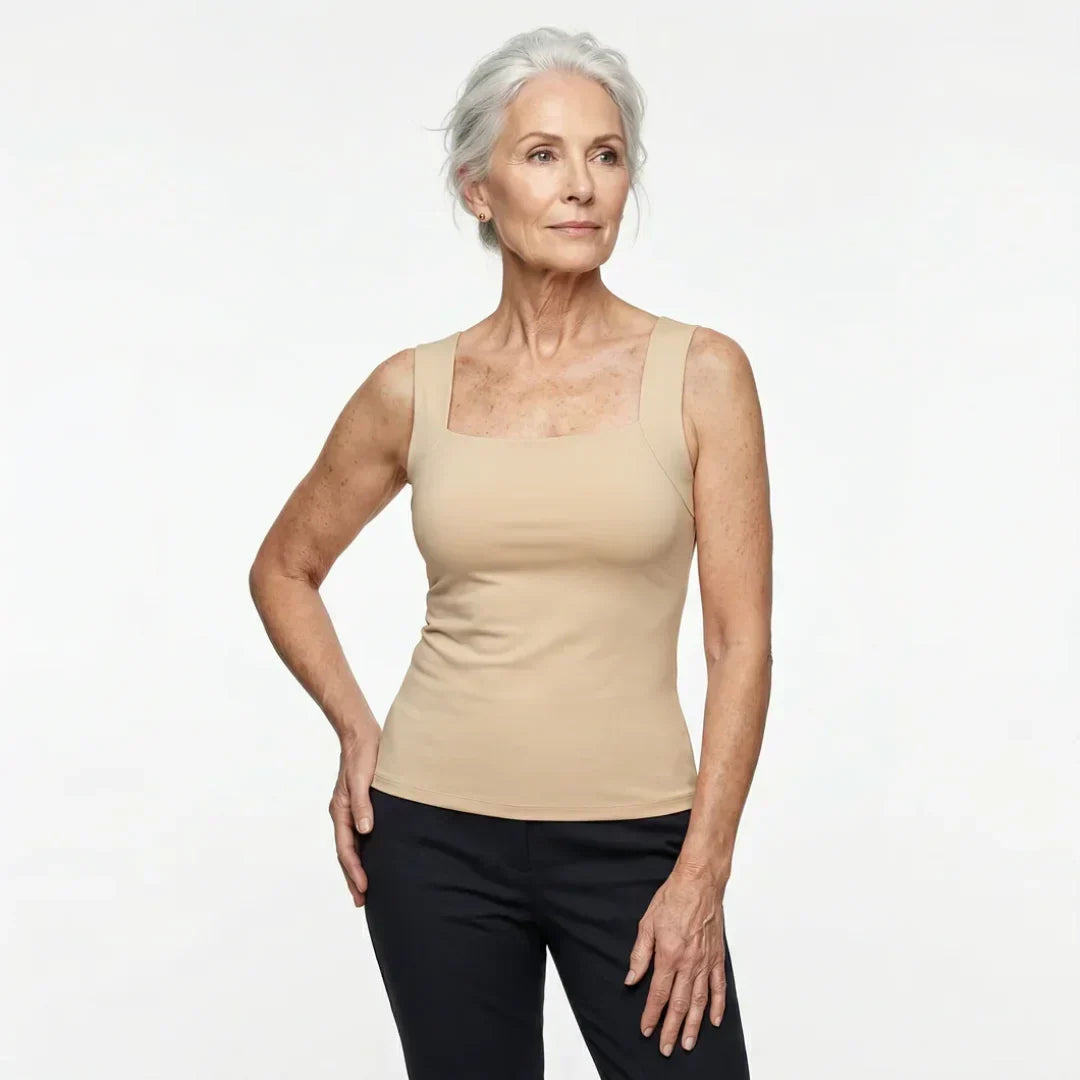 Damen Tanktop mit eingebautem BH