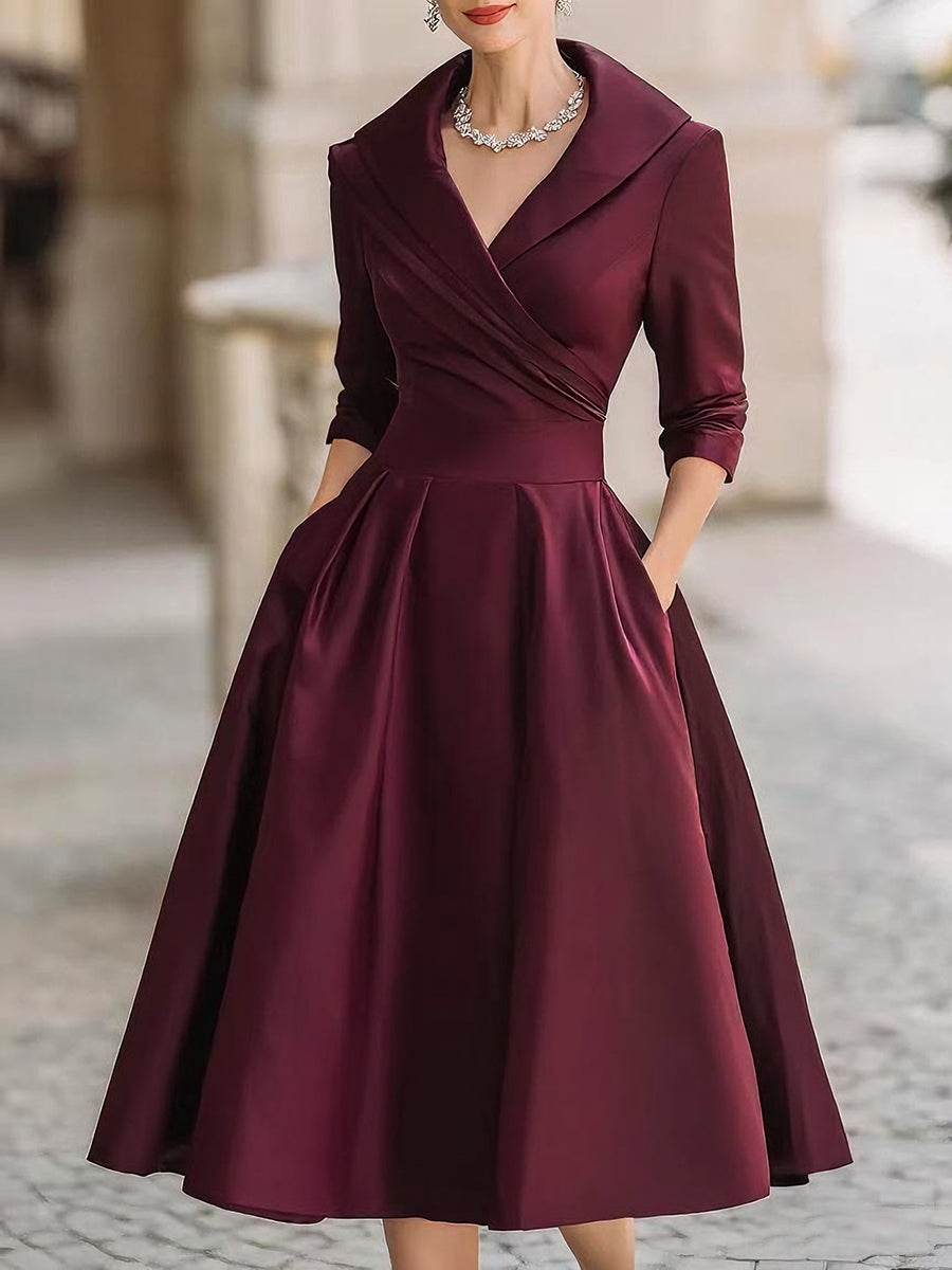 Reece elegantes Cocktail Midikleid
