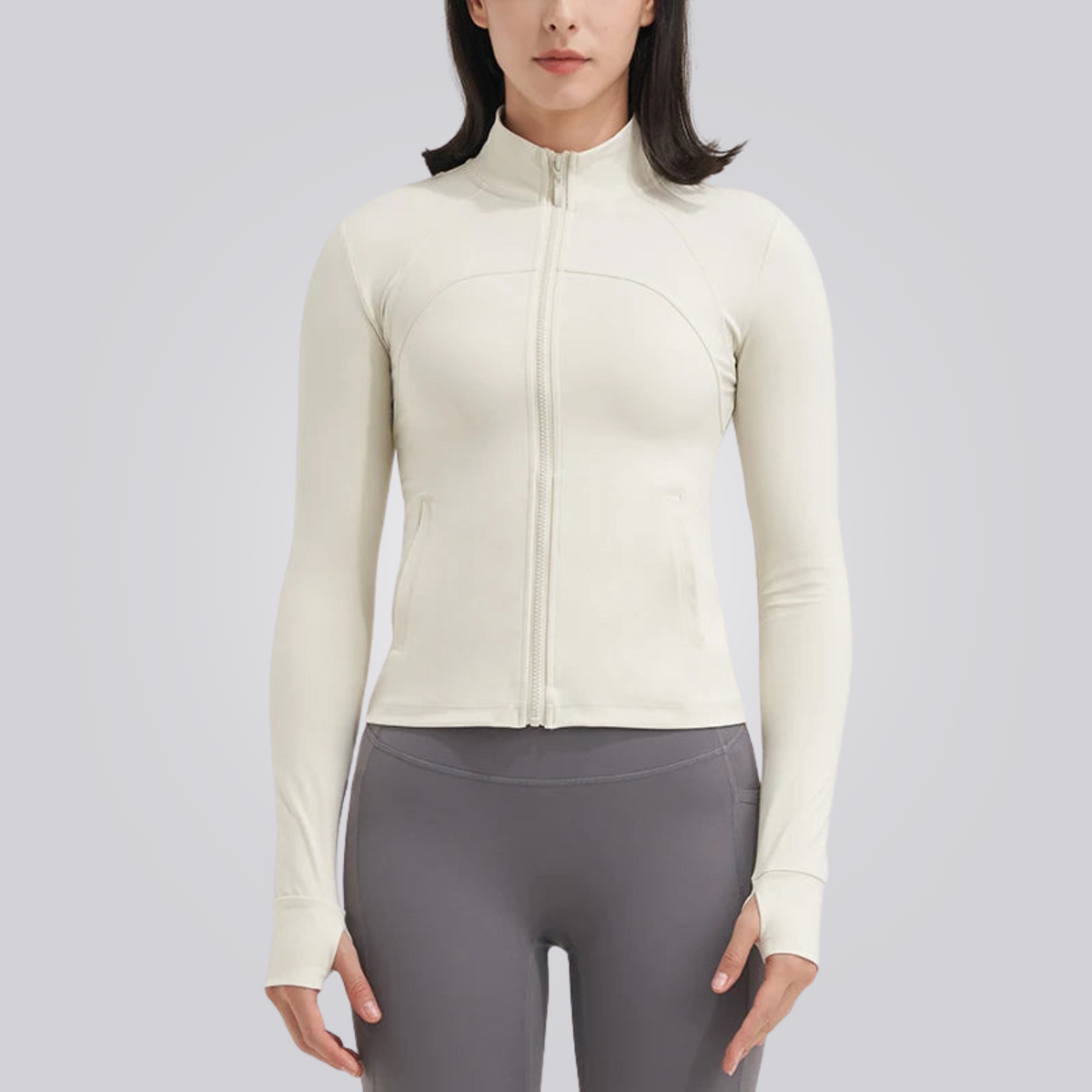 Damen Fitness Jacke mit UV Schutz