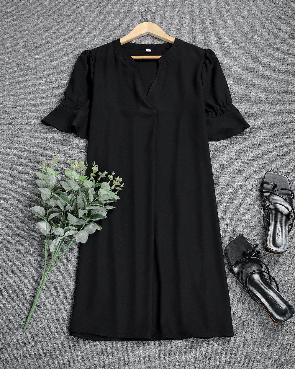 Midi Kleid klassisch und elegant für den Herbst