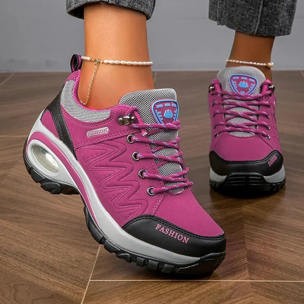 Damen wasserdichte Wanderschuhe mit rutschfester Sohle
