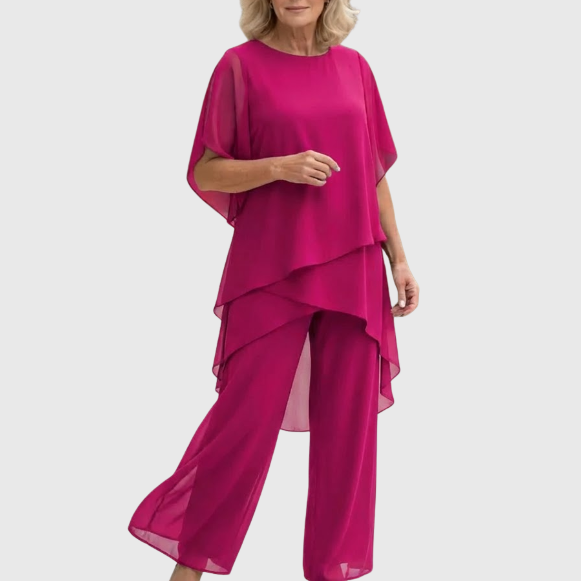 ELARA | Fließendes Palazzo Set für eleganten Komfort und Stil