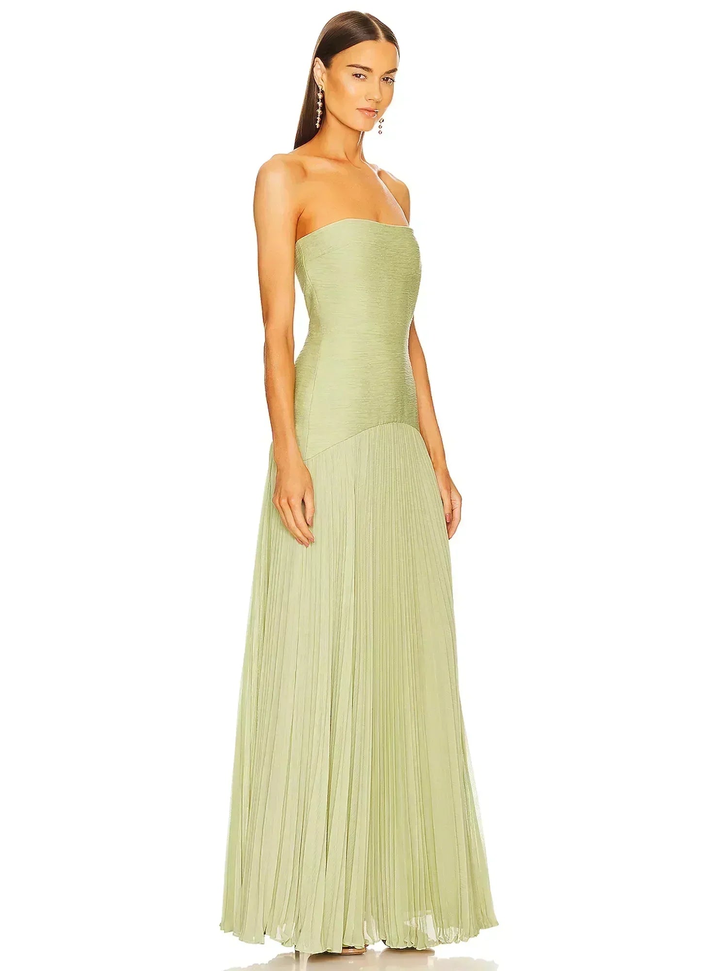 LETHEREN Elegantes Maxikleid