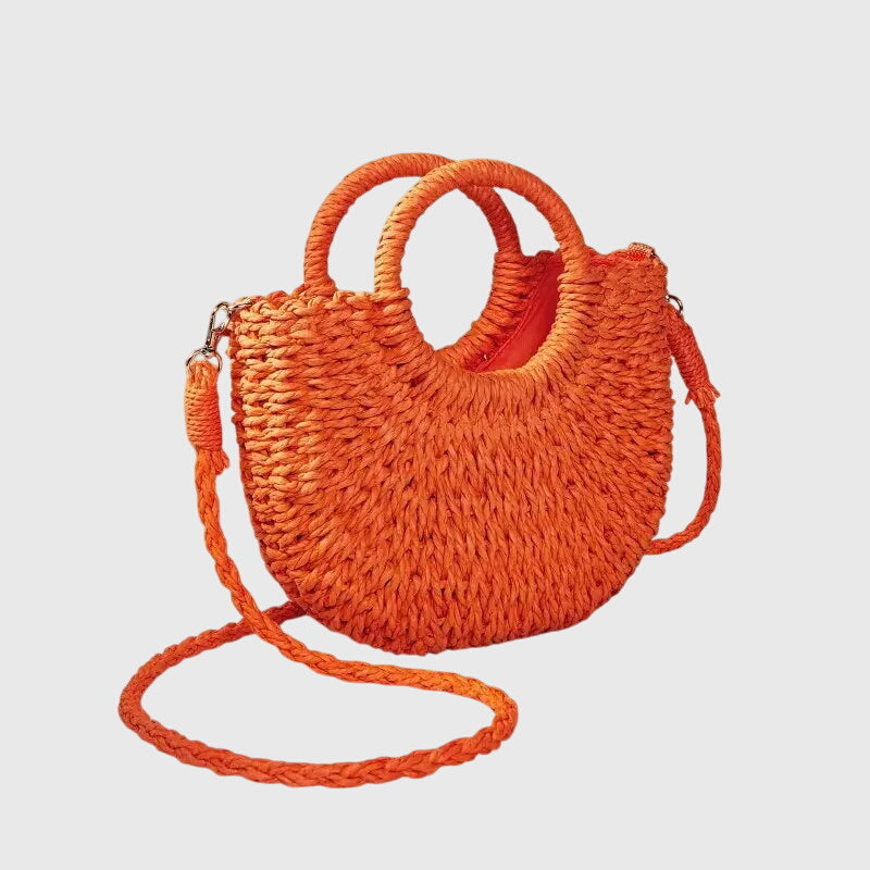 Lässige gewebte Handtasche