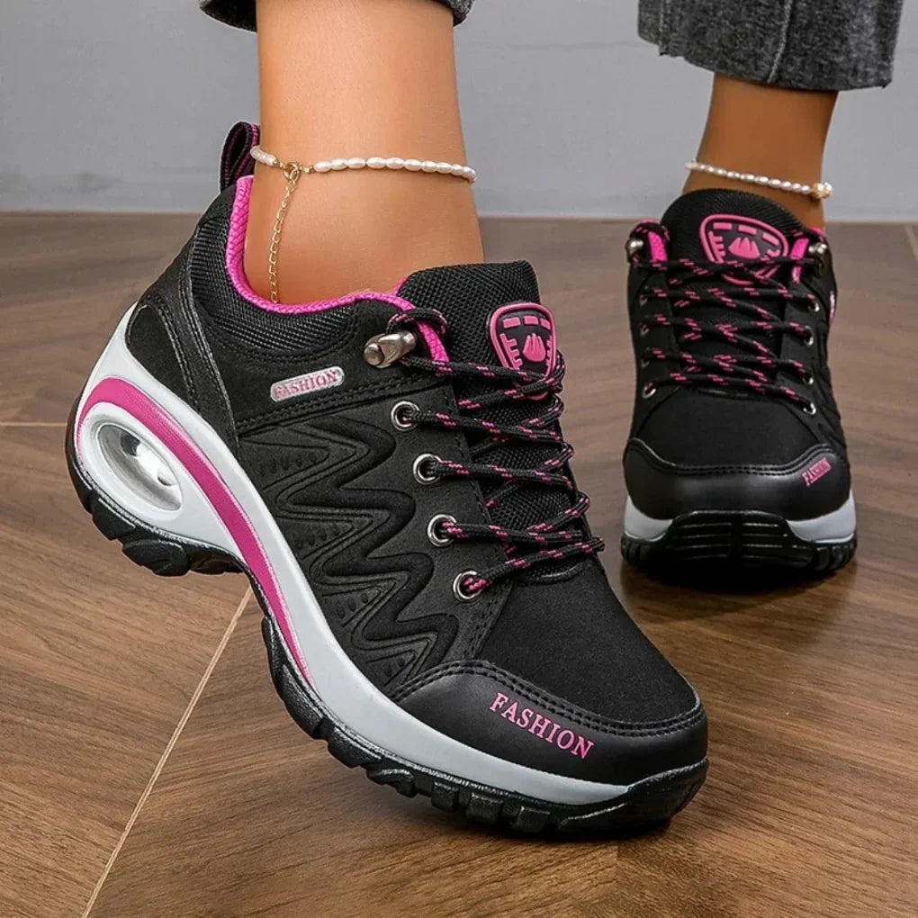 Damen wasserdichte Wanderschuhe mit rutschfester Sohle