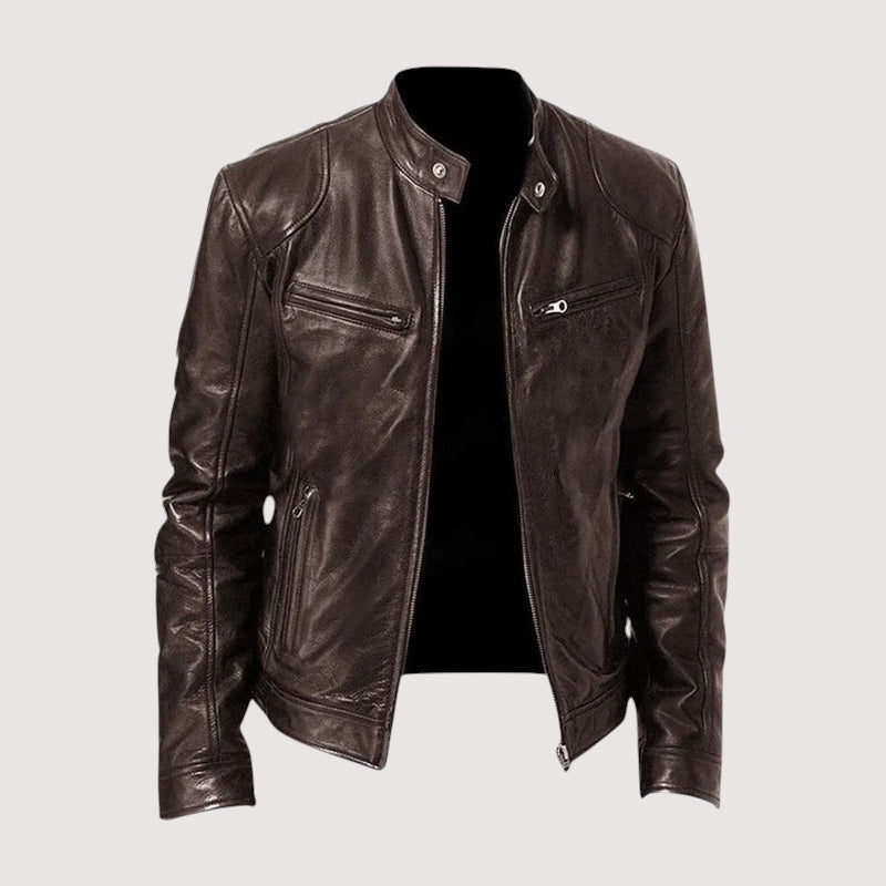 Herren Lederjacke zeitlos und vielseitig