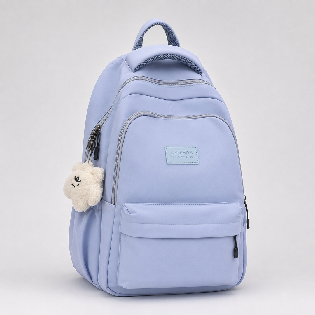 Damen Rucksack mit Laptopfach und vielen Taschen