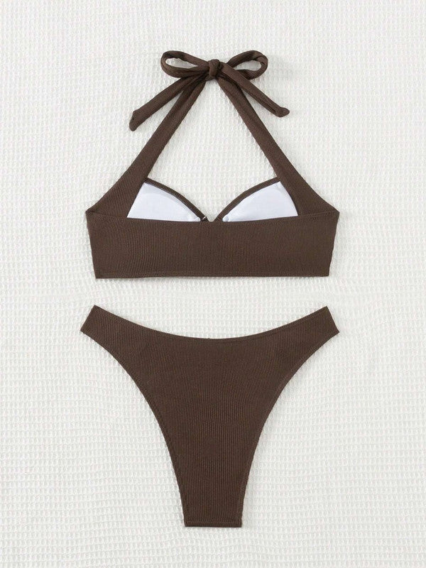 Damen Halter Bikini Set Basic