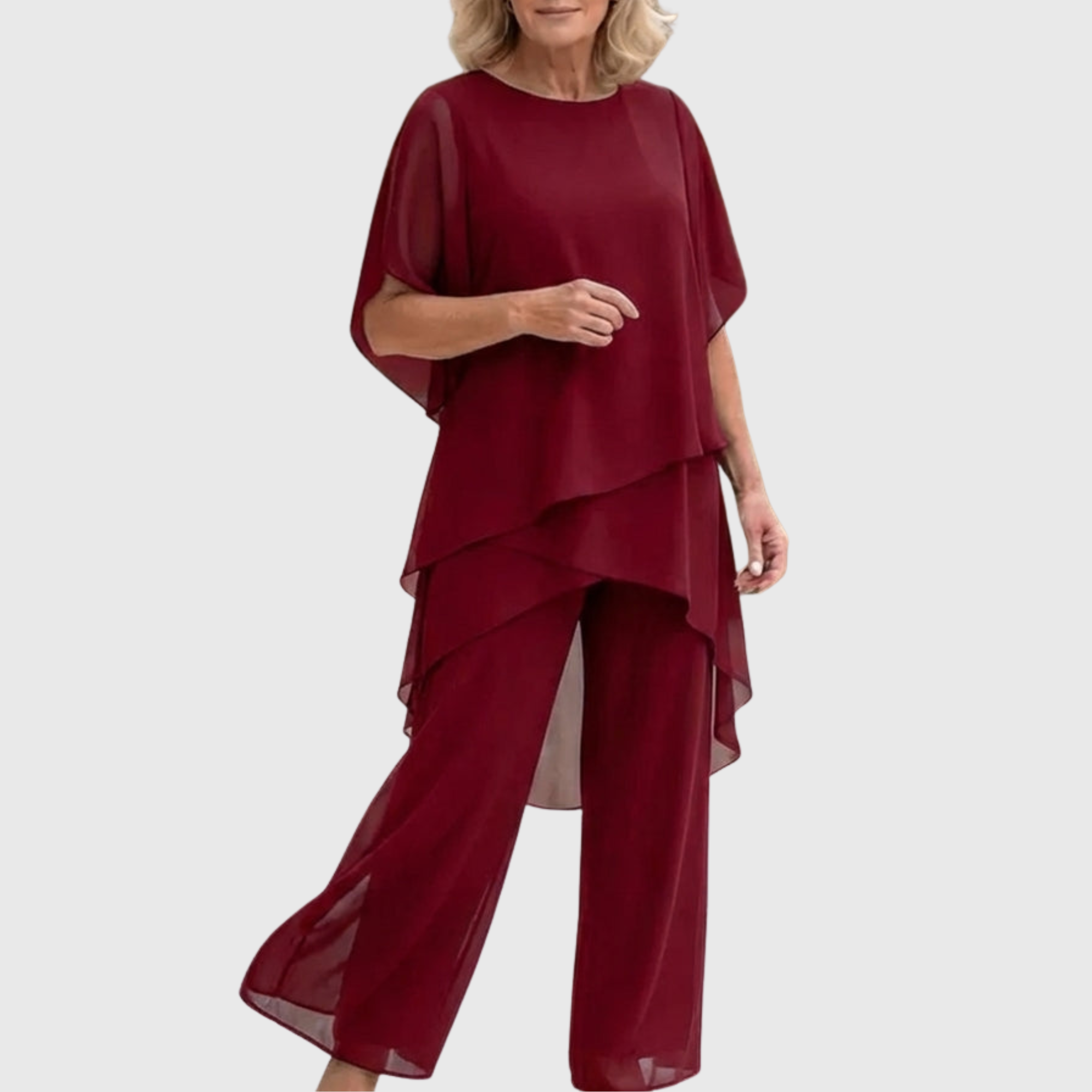 ELARA | Fließendes Palazzo Set für eleganten Komfort und Stil
