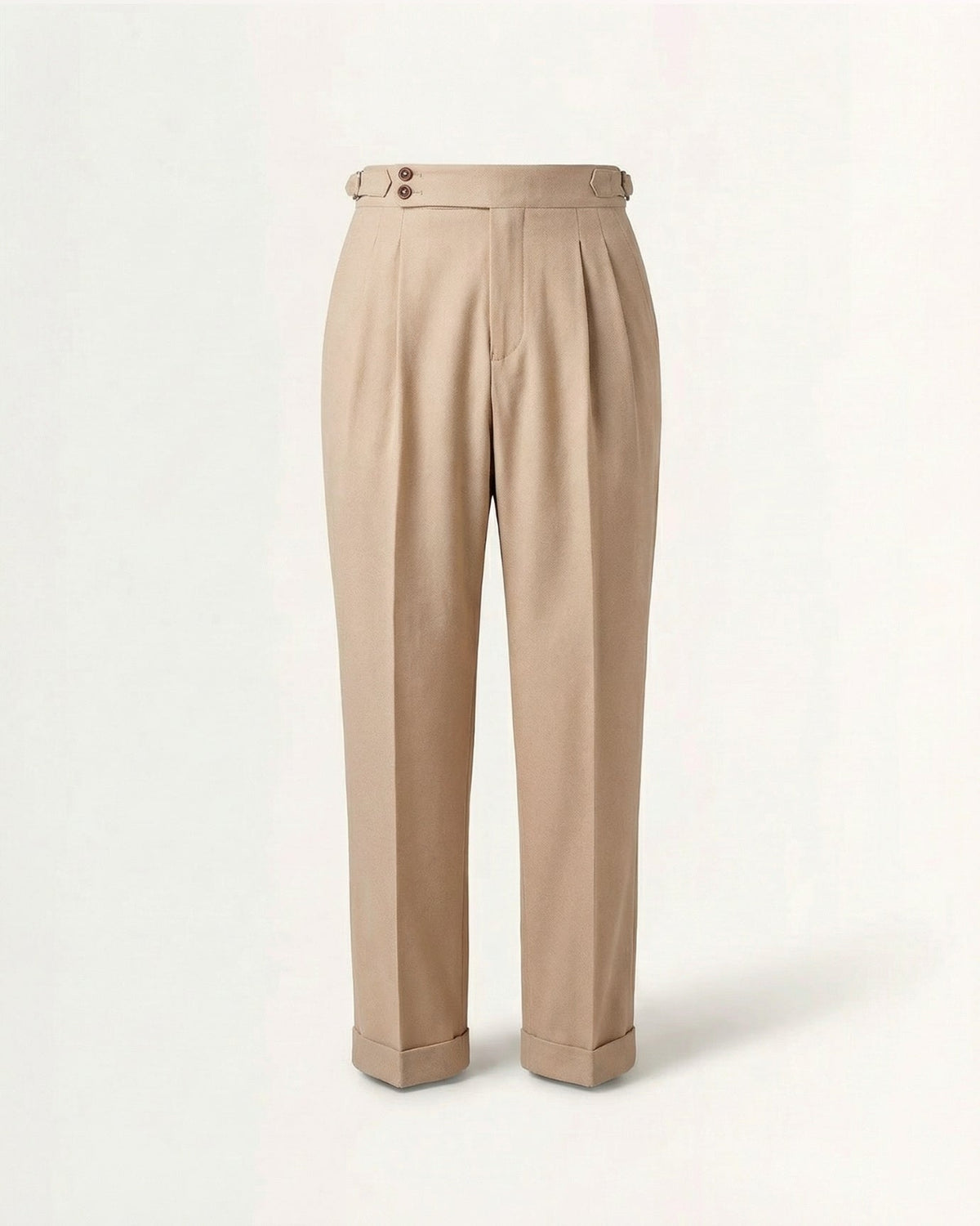 Herren Bundfaltenhose mit Seitenversteller