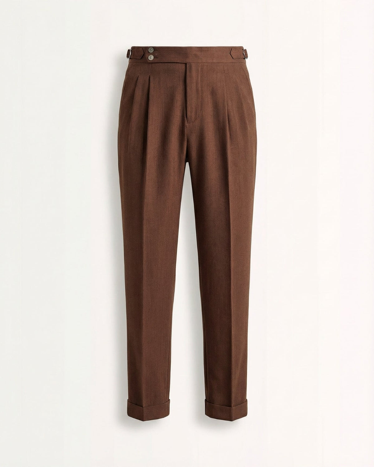 Herren Bundfaltenhose mit Seitenversteller