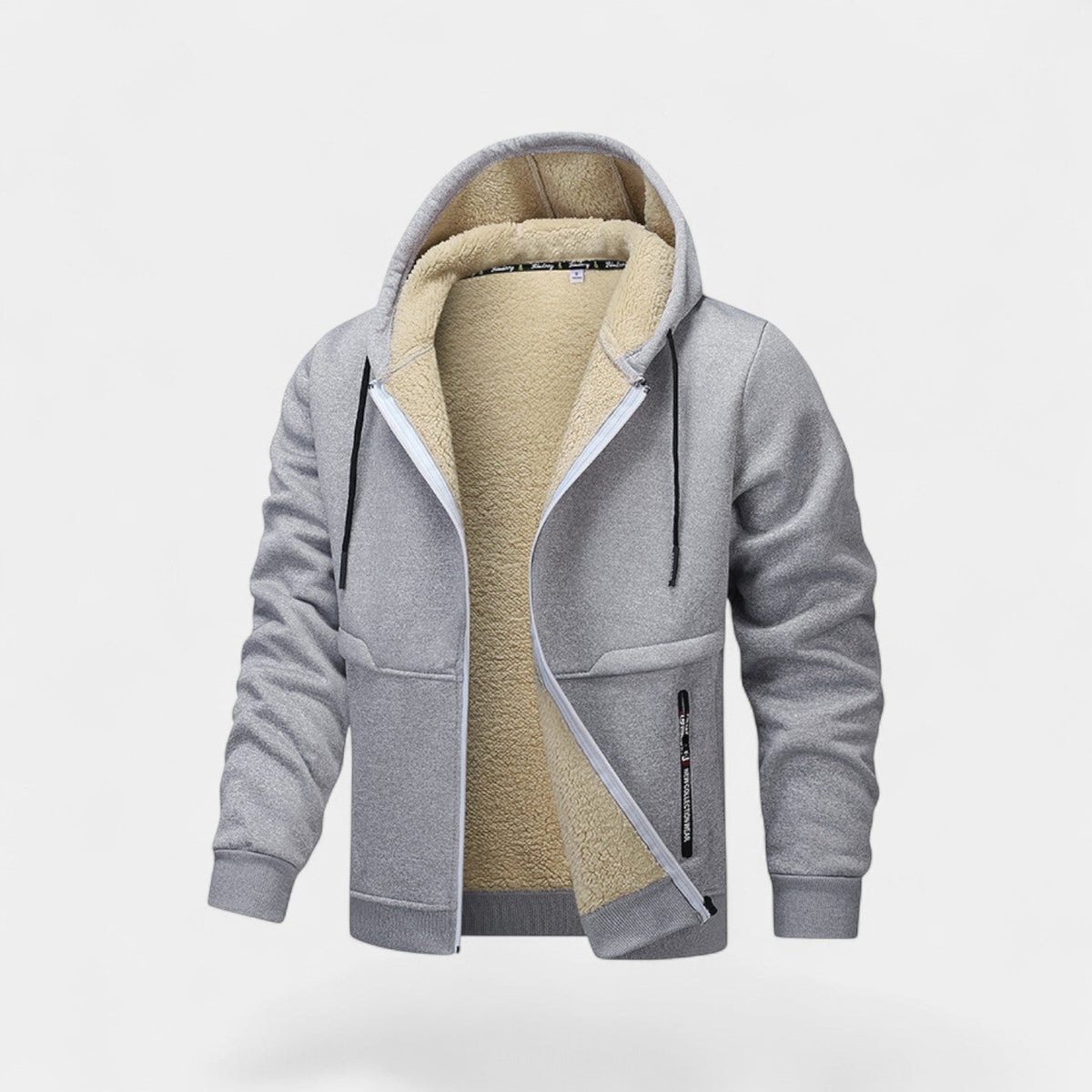 Herren Kapuzenjacke mit Reißverschluss