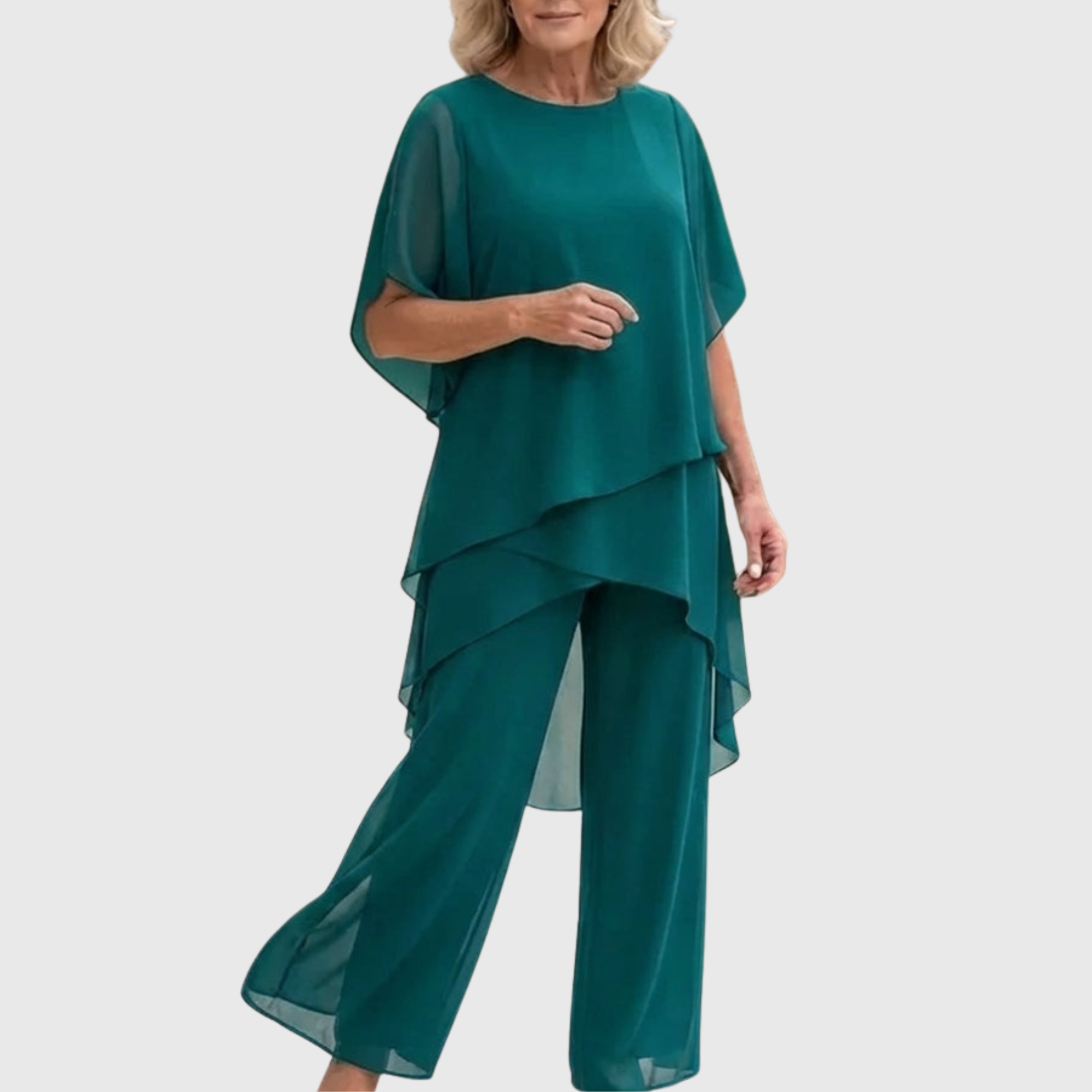 ELARA | Fließendes Palazzo Set für eleganten Komfort und Stil