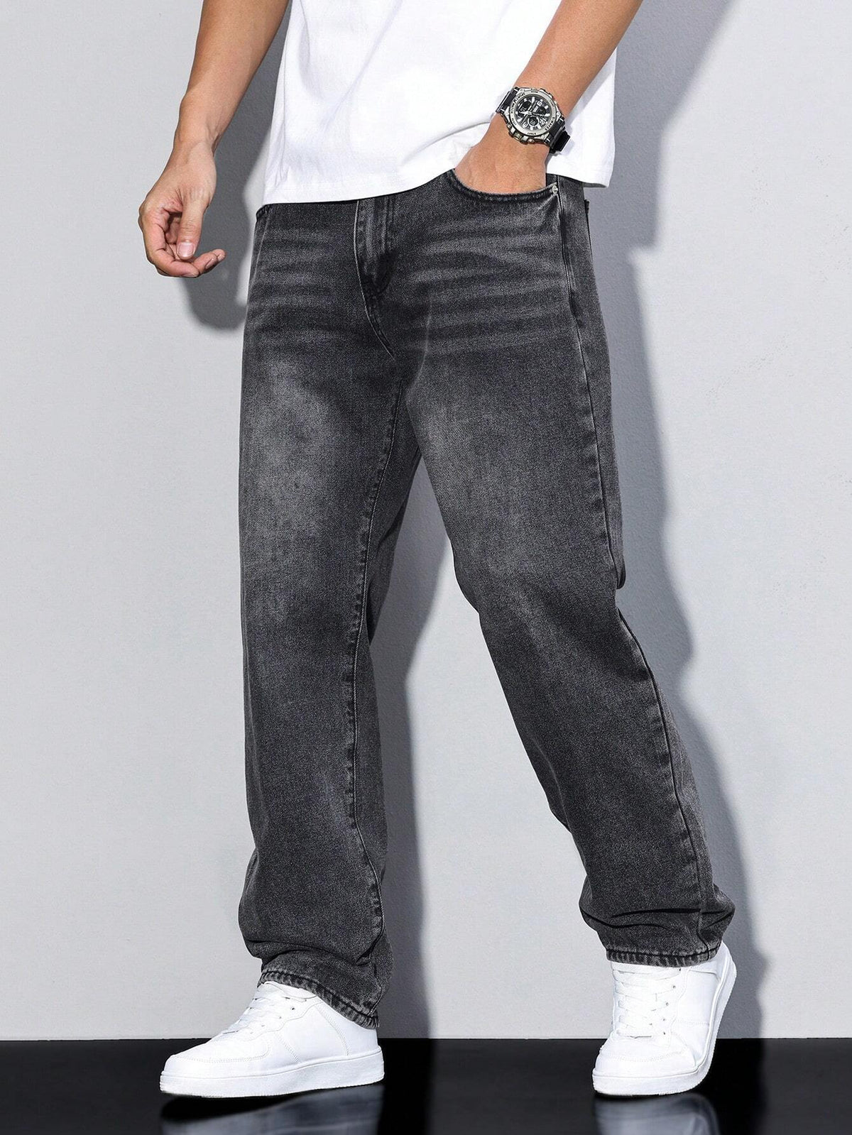 Herren Baggy Jeans mit loser Passform