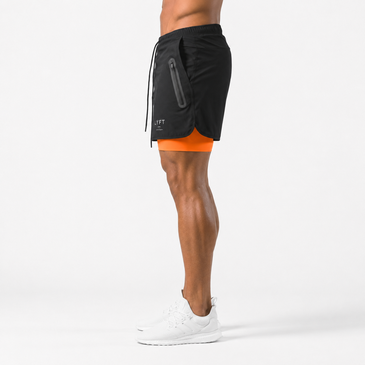 Herren Trainingsshorts mit Kompressionsfutter