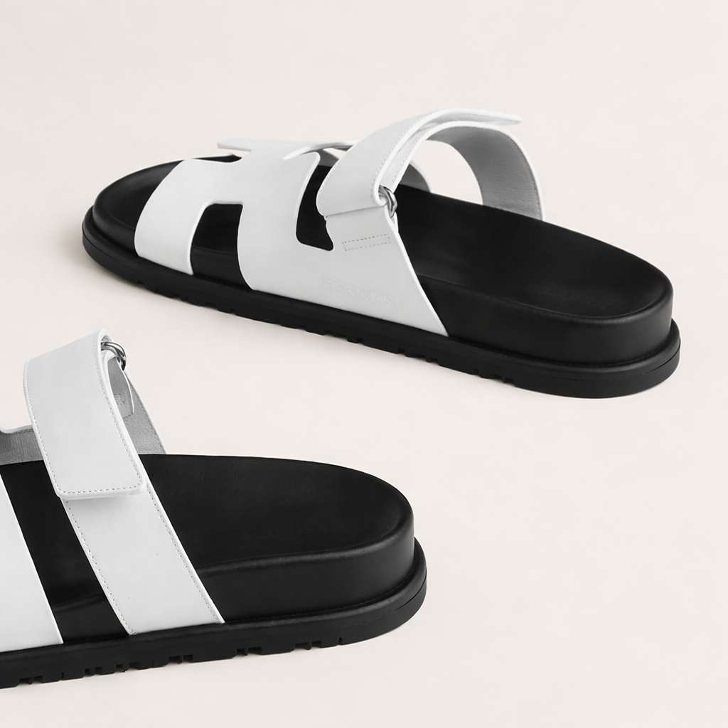 Lily Damen Sommer Sandalen mit verstellbaren Riemen Weiß