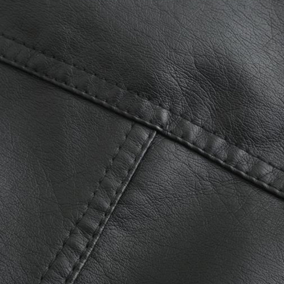 Damen Lederjacke mit Stehkragen und Reißverschluss