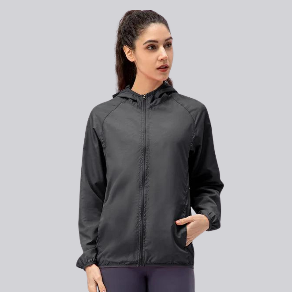 Damen wasserdichte Windjacke
