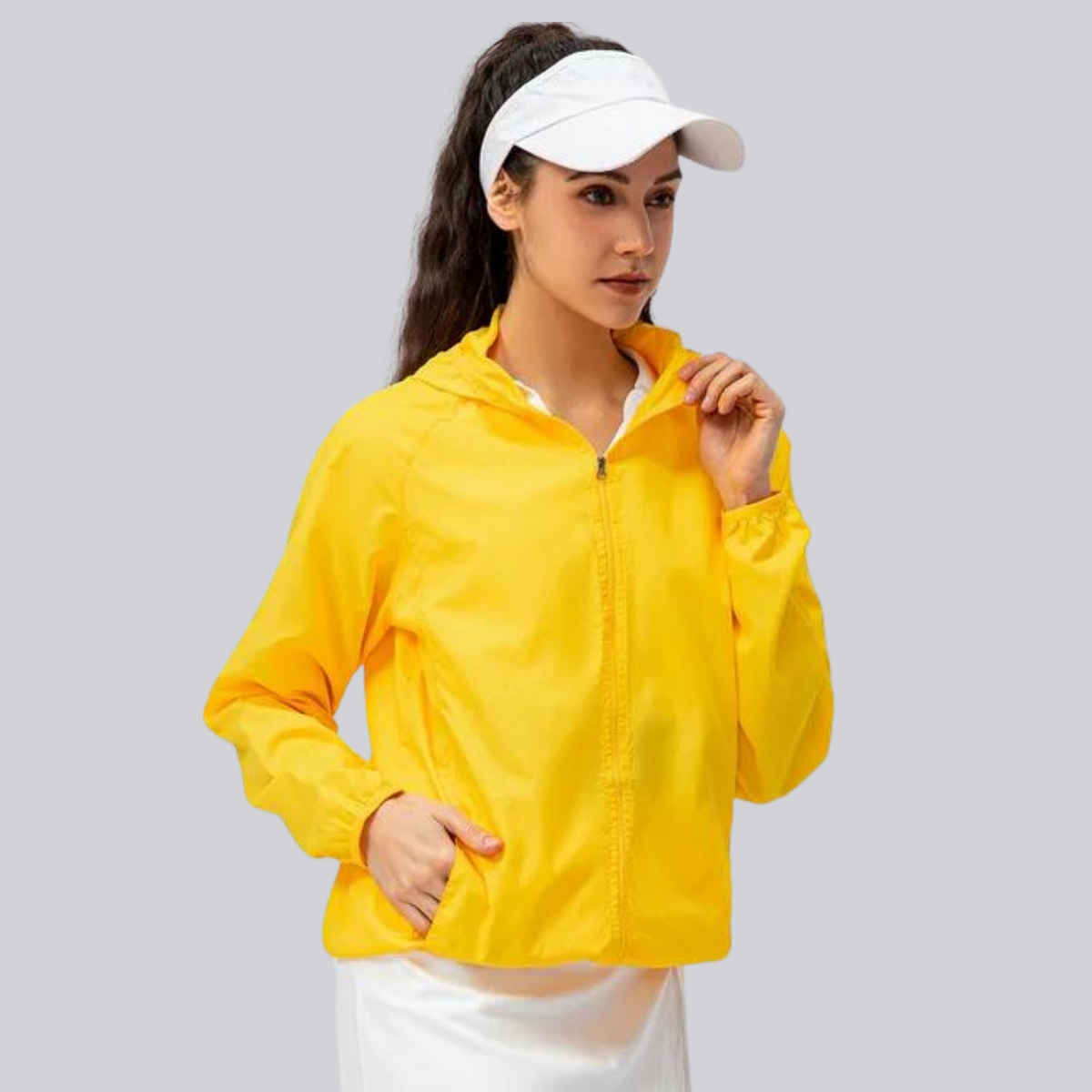 Damen wasserdichte Windjacke