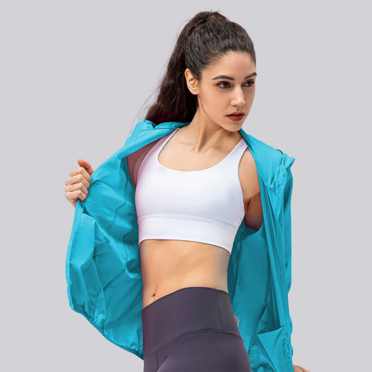 Damen wasserdichte Windjacke