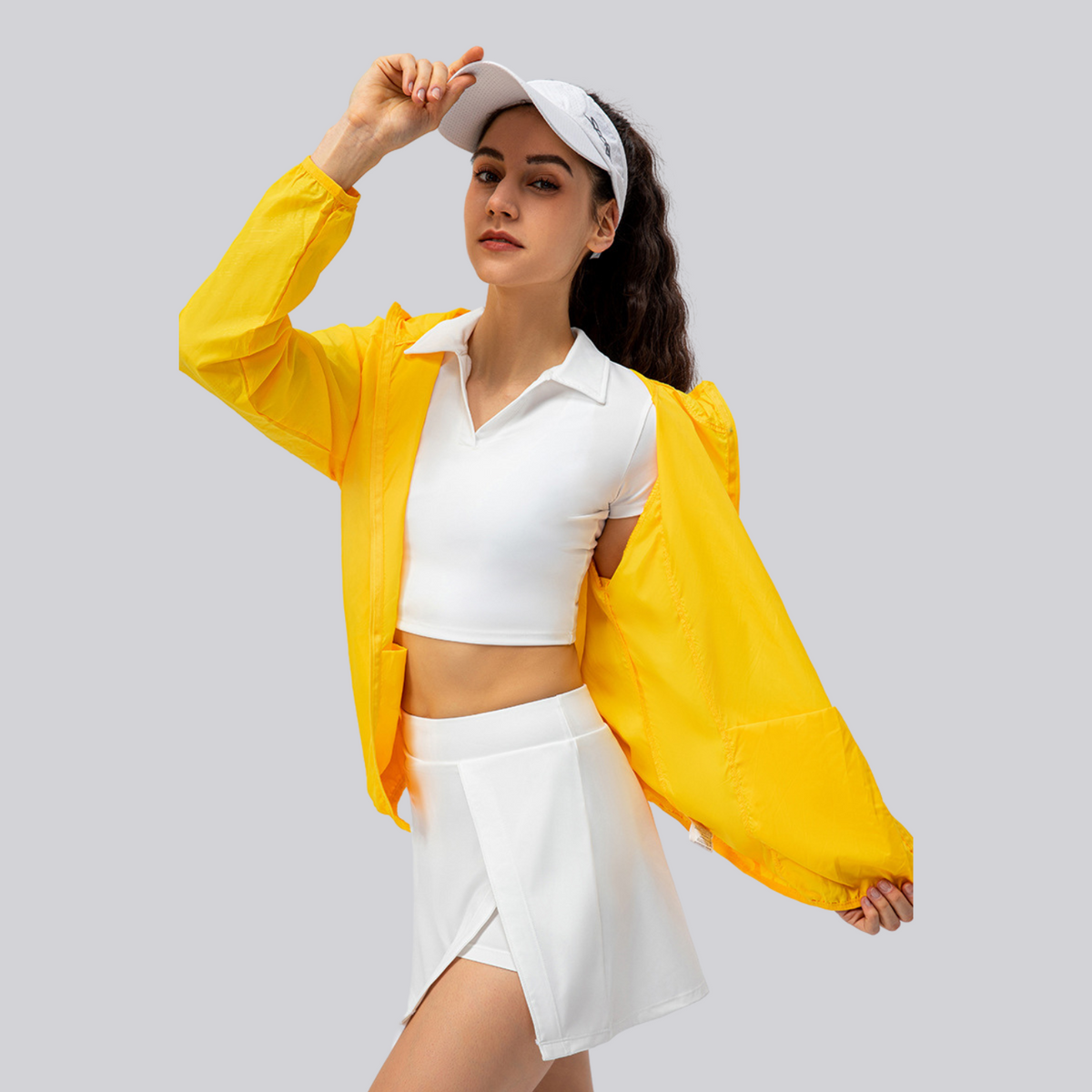 Damen wasserdichte Windjacke
