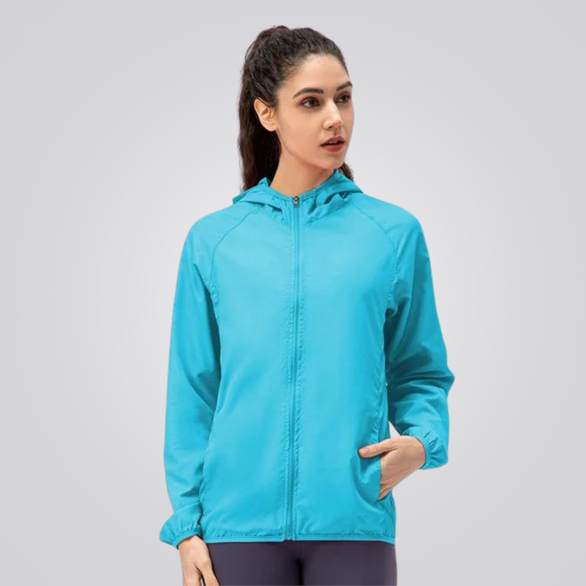 Damen wasserdichte Windjacke
