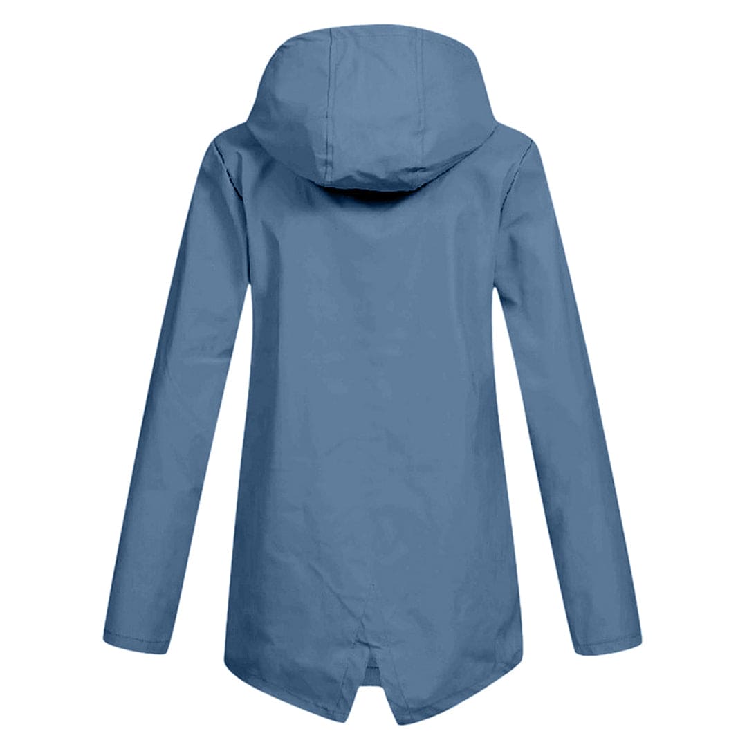 Damen Regenjacke Wasserdicht Atmungsaktiv Mit Kapuze