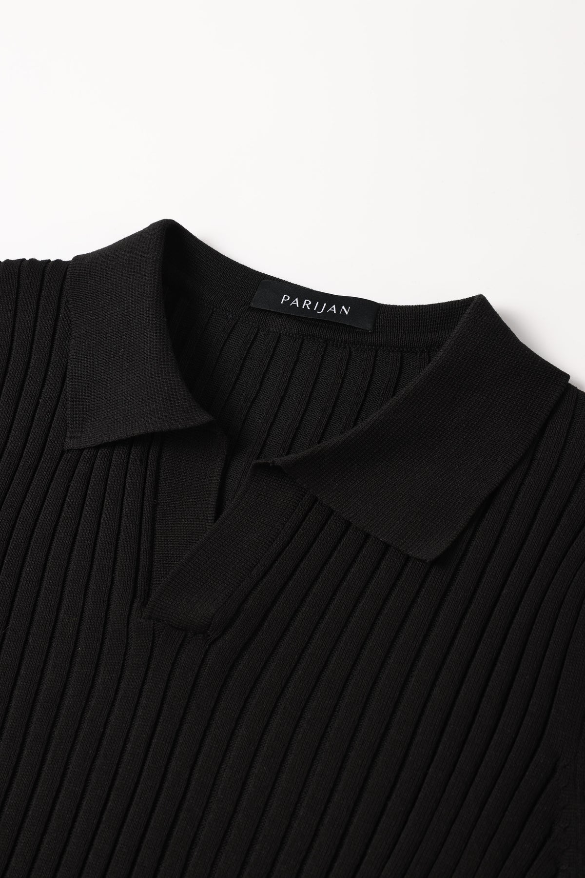 Herren Strickpoloshirt mit kurzen Ärmeln