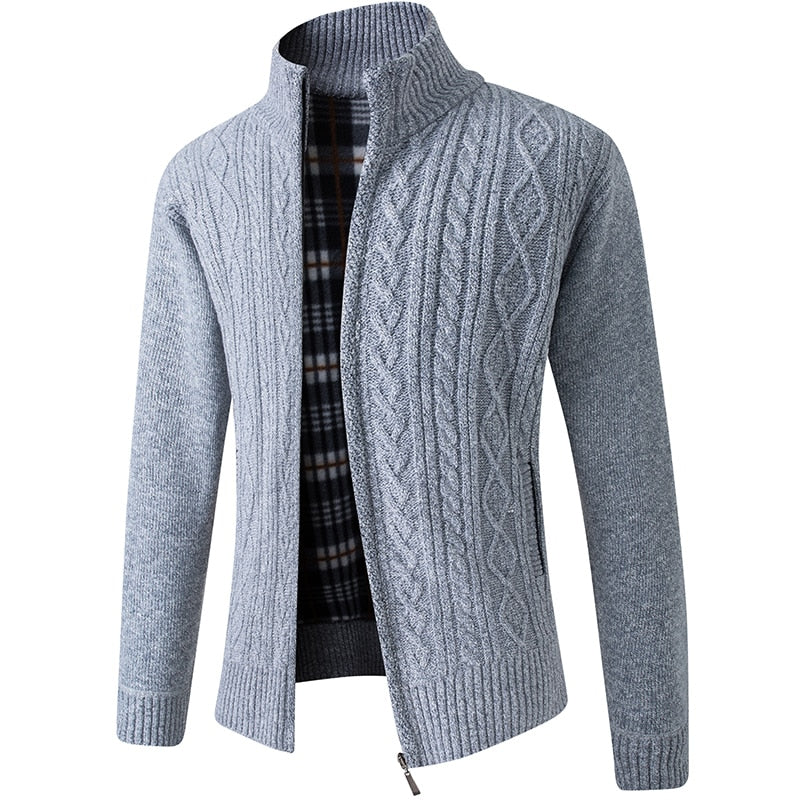 Herren warmer Strickpullover für kalte Tage