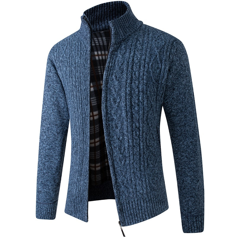 Herren warmer Strickpullover für kalte Tage