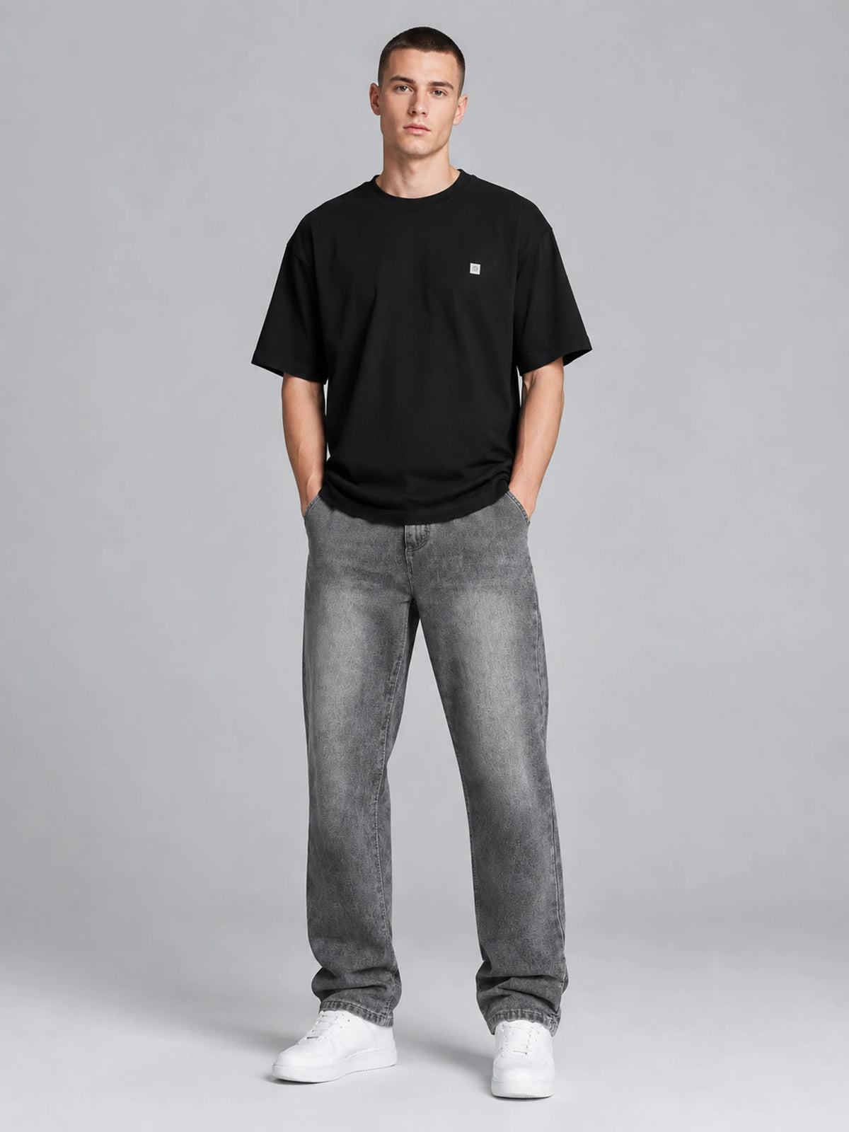 Herren Baggy Jeans mit loser Passform