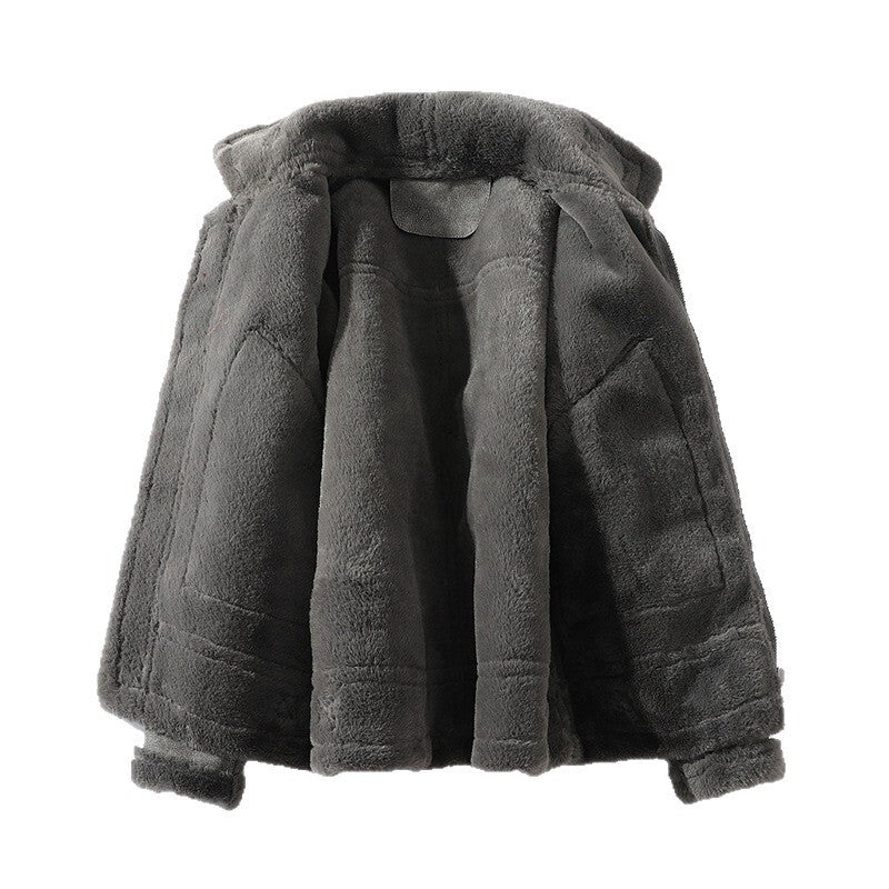 Herren Steppjacke mit Fleecefutter und Reißverschluss