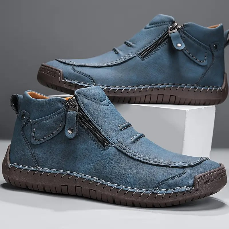 Herren Schuhe orthopädisch mit Reissverschluss