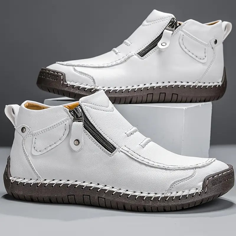 Herren Schuhe orthopädisch mit Reissverschluss