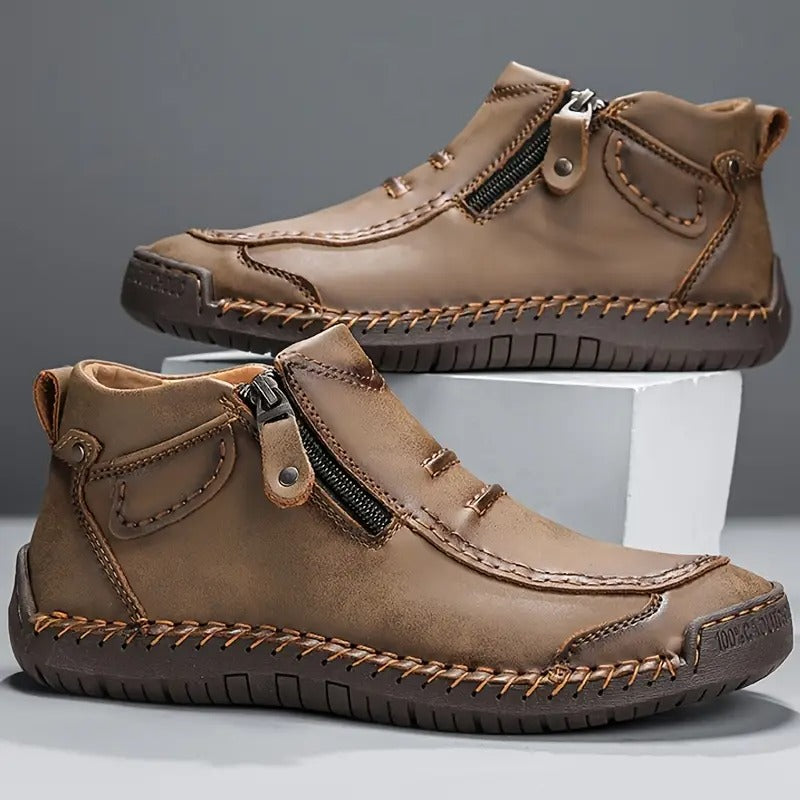 Herren Schuhe orthopädisch mit Reissverschluss