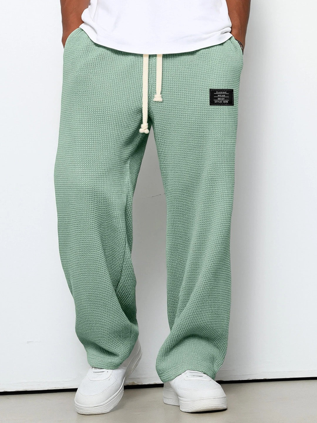 Herren weite Freizeithose mit Kordelzug