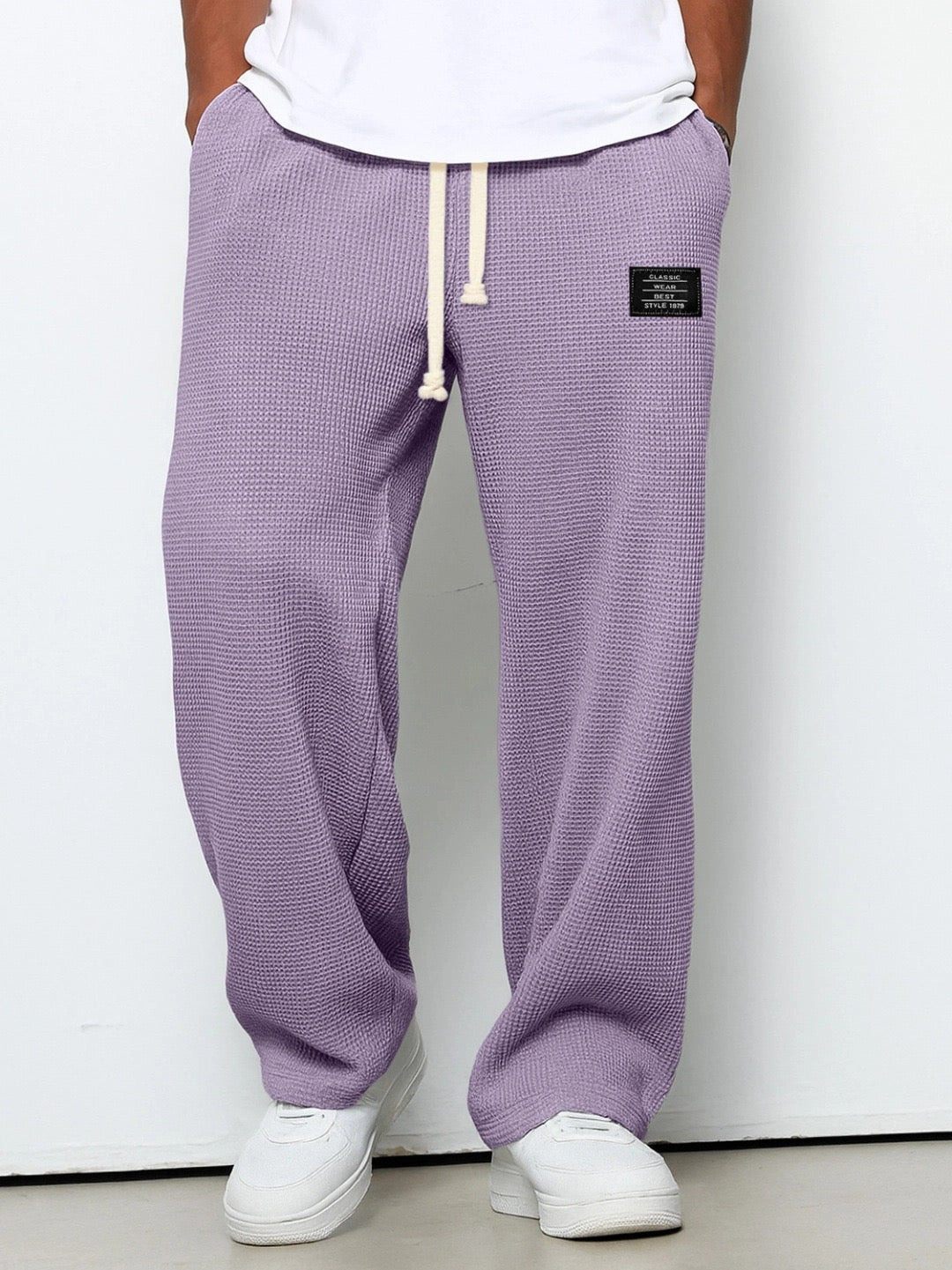 Herren weite Freizeithose mit Kordelzug