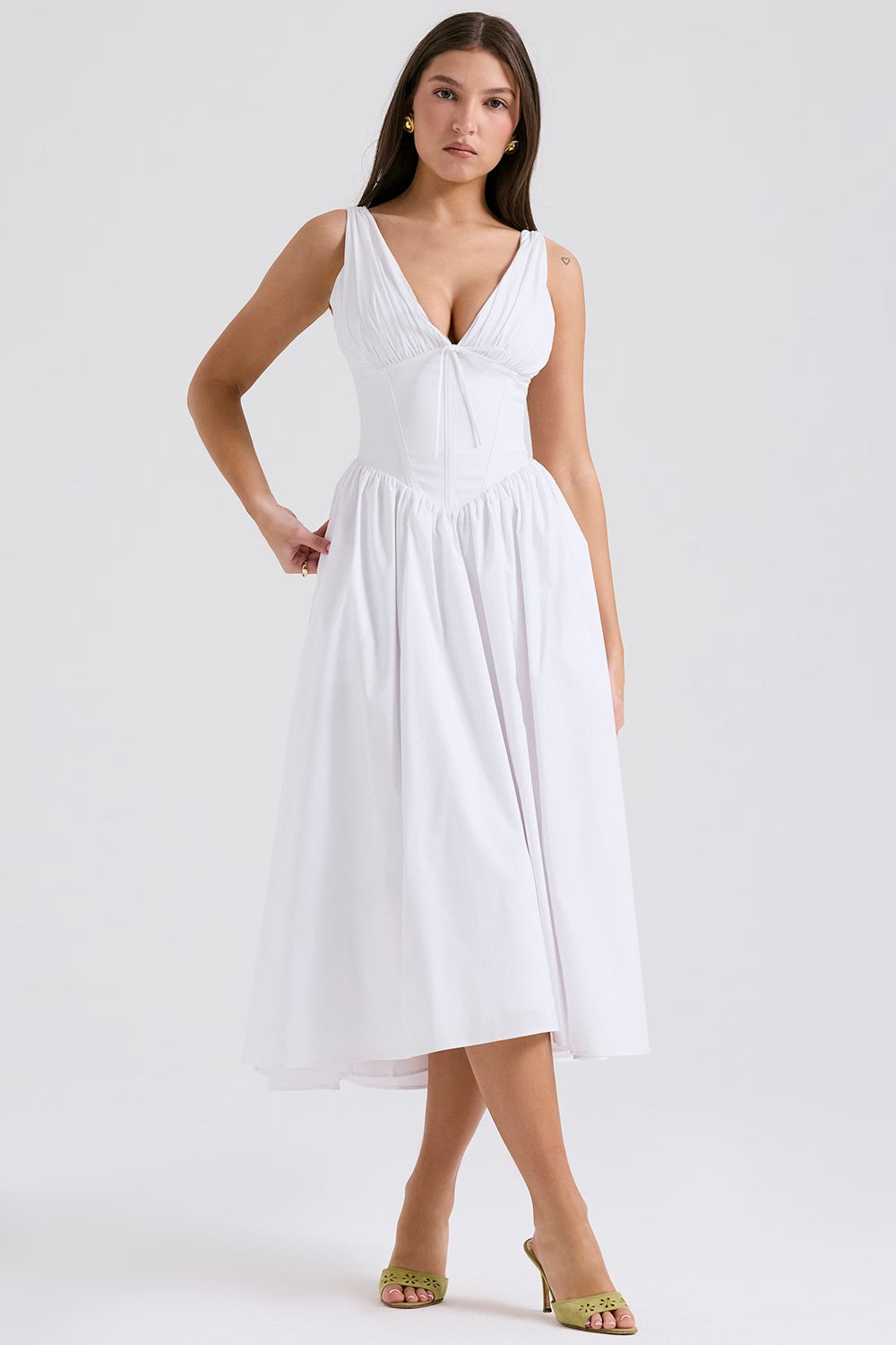 Eurybia - Korsett-Midikleid